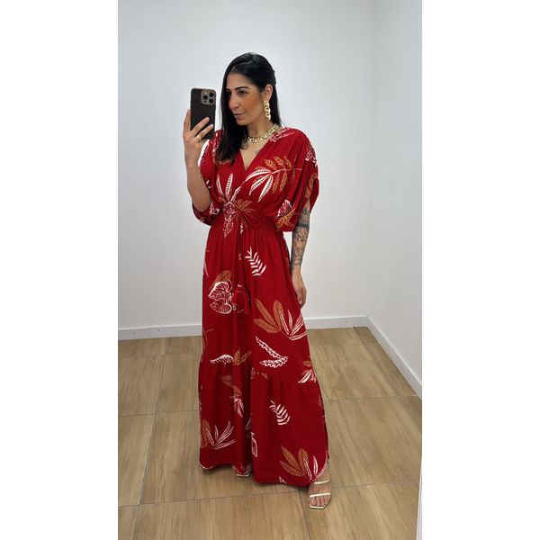Vestido Tássia Vermelho
