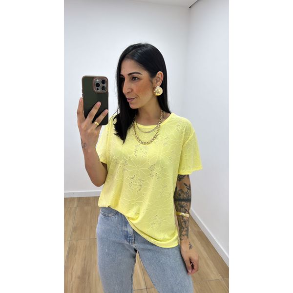Tshirt Cláudia Amarela