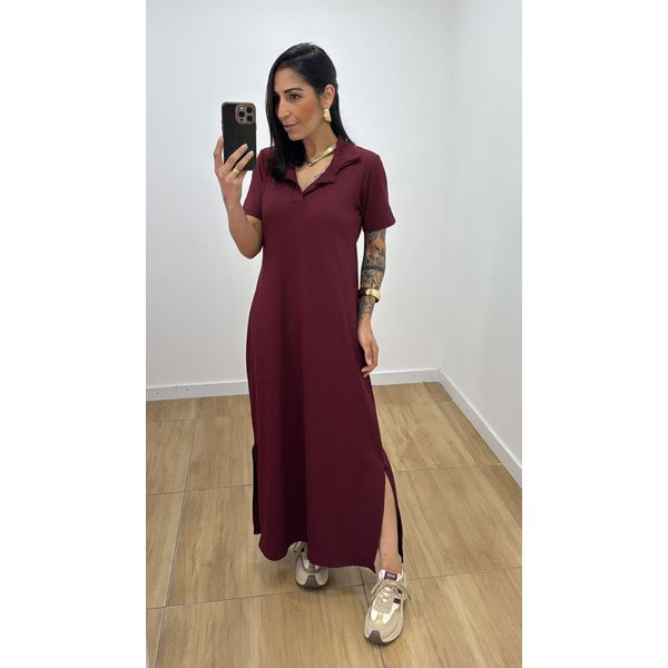 Vestido Vilma Vinho