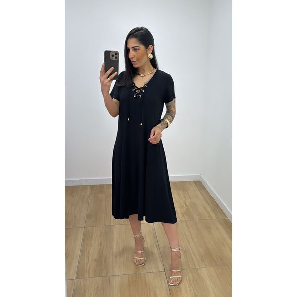 Vestido Norma Preto