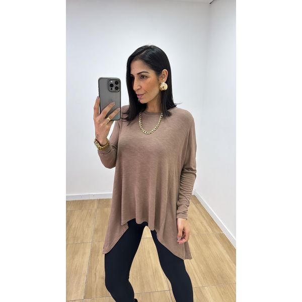 Blusa Ingrid Bassi Caqui