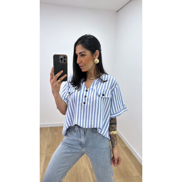Camisa Olga Azul
