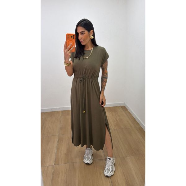 Vestido Toquio Verde Oliva