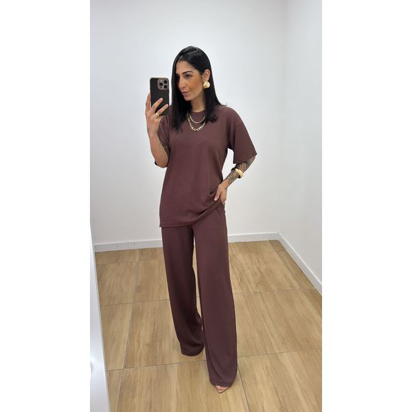 Conjunto Cloé Marrom