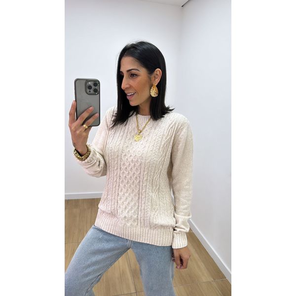 Blusa Talita Nude Claro