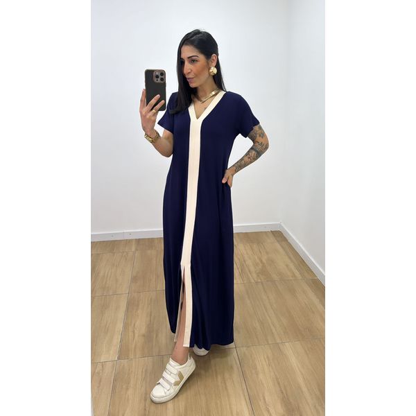 Vestido Magnólia Azul