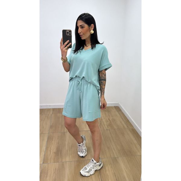 Conjunto Vera Verde Menta