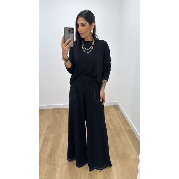 Conjunto Morgana Preto