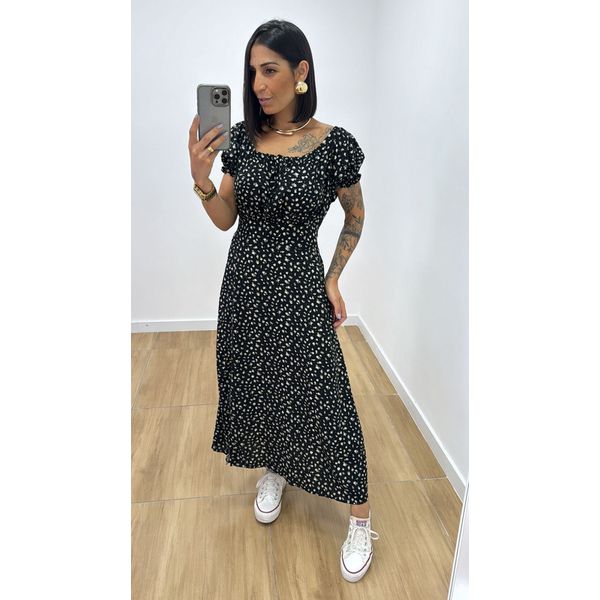 Vestido Rosa Preto 2