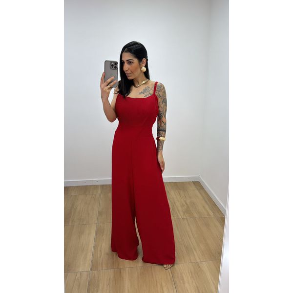 Macacão Madri Vermelho