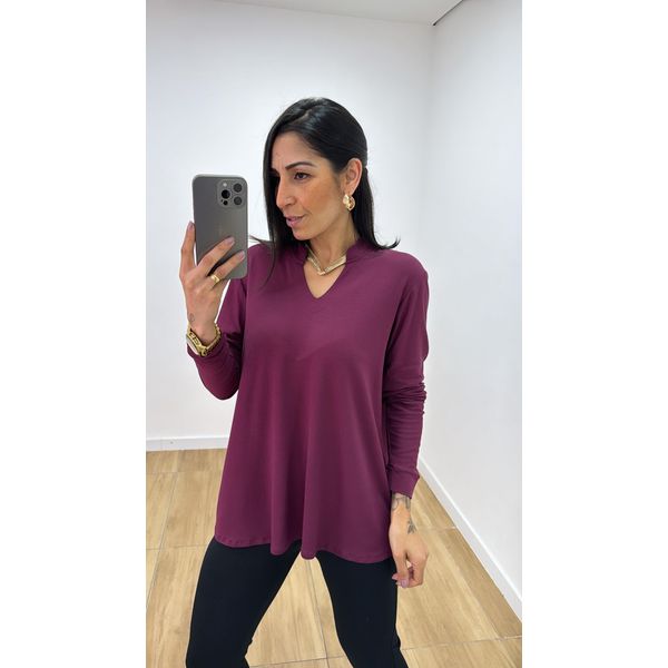Blusa Norma Açaí