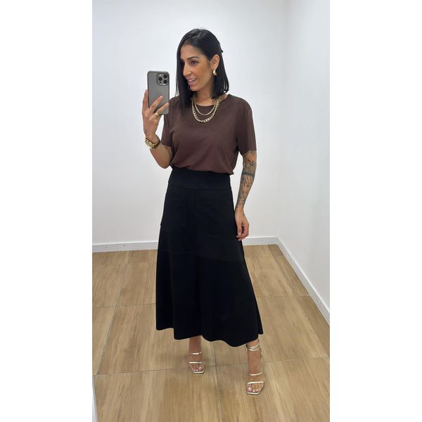 Saia Charlote Preta