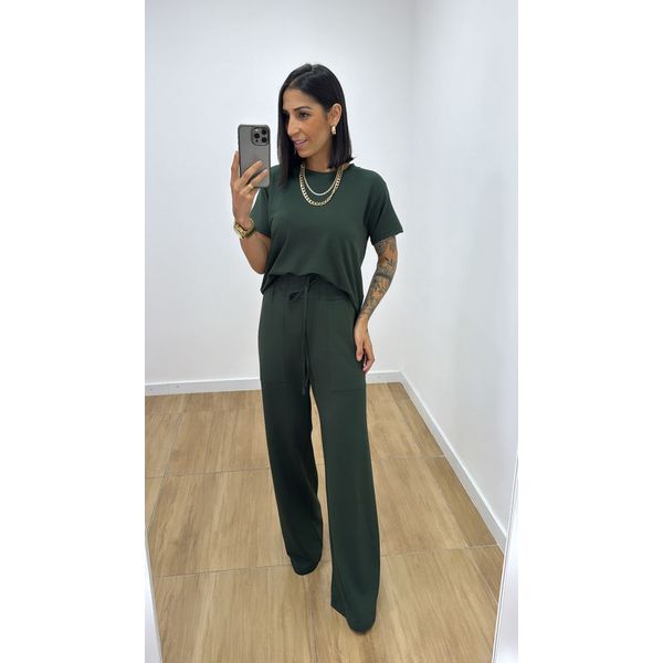 Conjunto Geovana Verde Militar