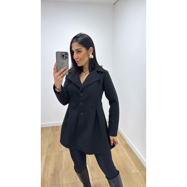 Casaco Melissa Preto