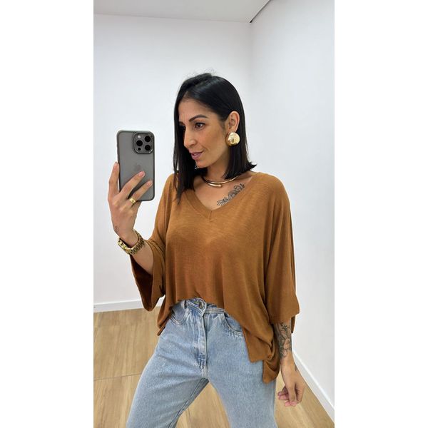Blusa Valentina Caramelo