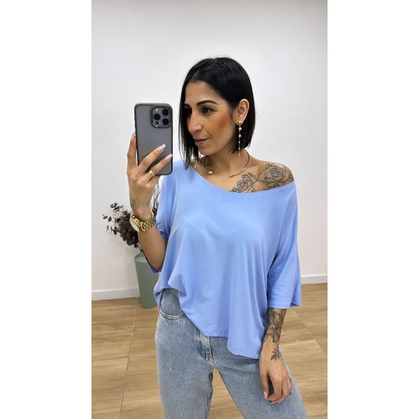 Blusa Marcela Azul Bebe