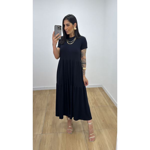 Vestido Zaira Preto