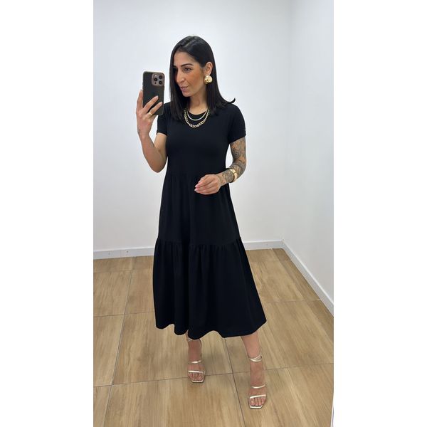 Vestido Zaira Preto