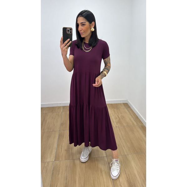 Vestido Zaira Açaí