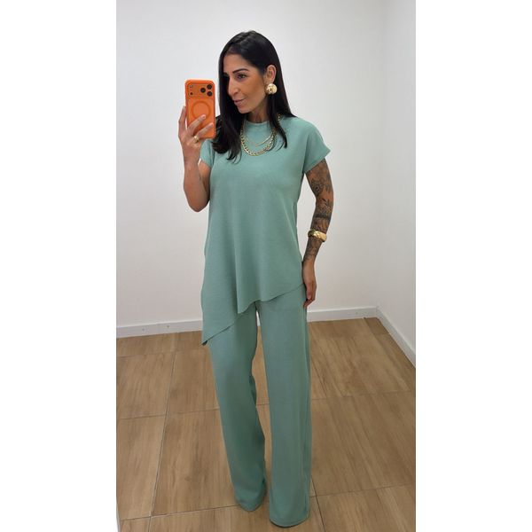 Conjunto Valéria Verde Menta