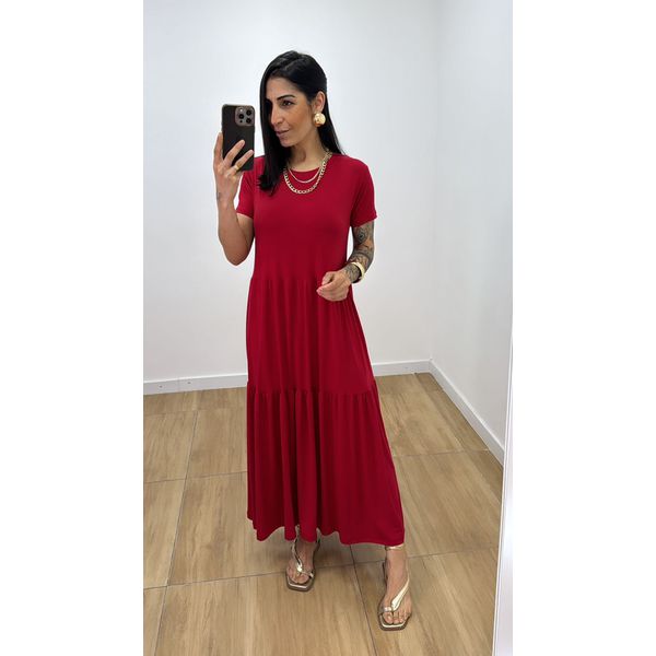 Vestido Zaira Vermelho