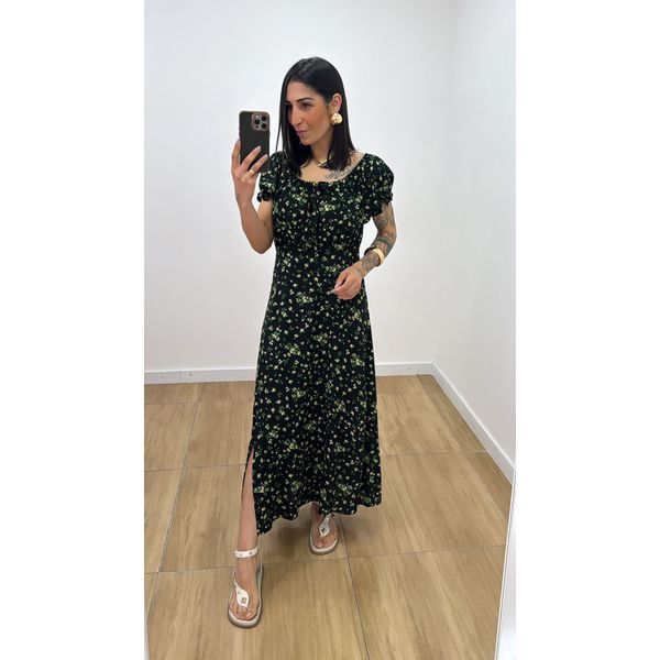 Vestido Rosa Preto