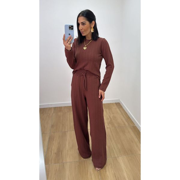 Conjunto Sabrina Marrom
