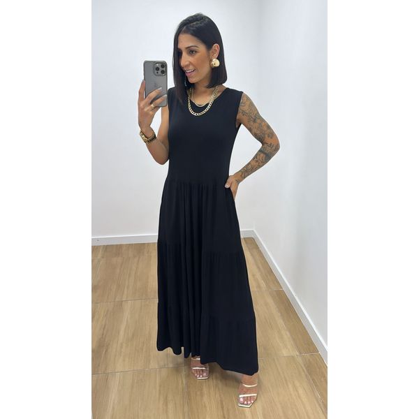 Vestido Flávia Preto