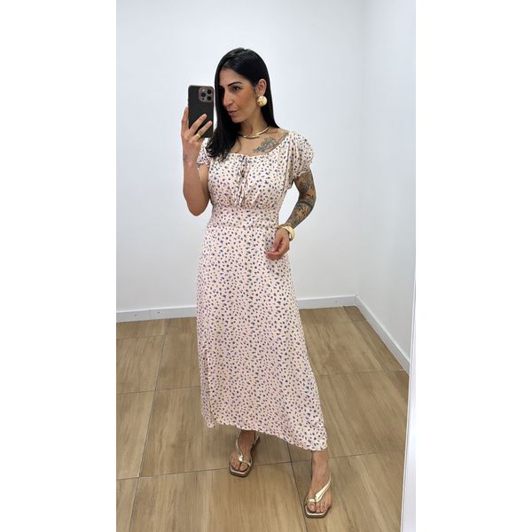 Vestido Rosa Nude Claro