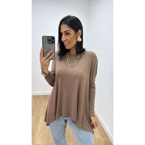 Blusa Ingrid Caqui