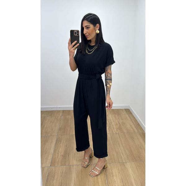 Macacão Mônaco Preto