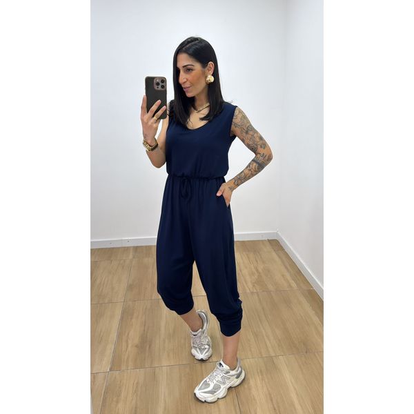 Macacão Amsterdã Azul Marinho