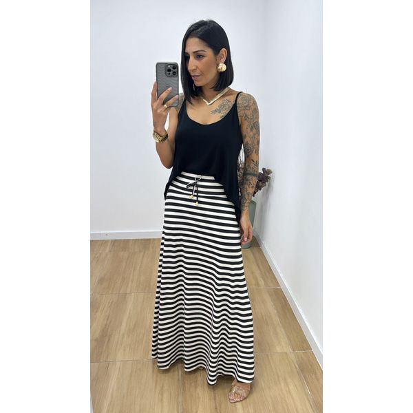 Saia Listra Preta 