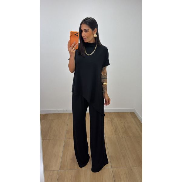 Conjunto Assimétrico Preto