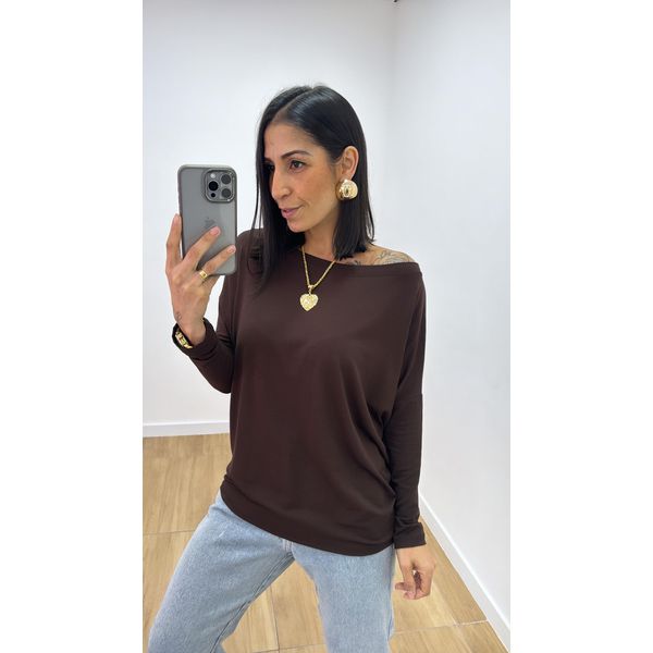Blusa Bela Marrom