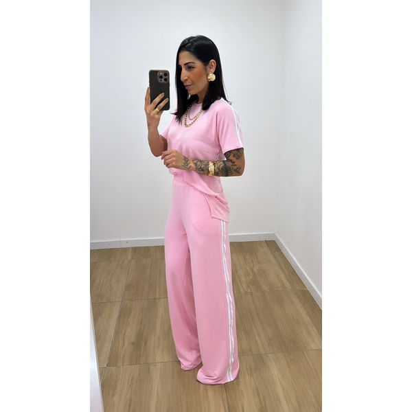 Conjunto Sport Rosa Bebê