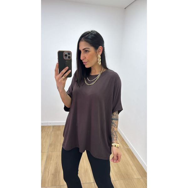 Blusa Beatriz Marrom