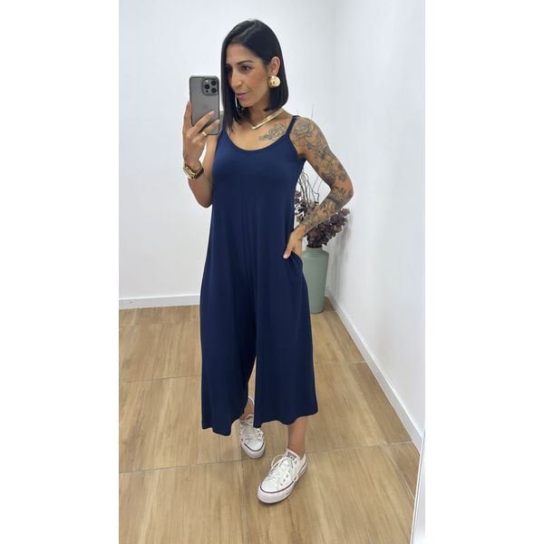 Macacão Croácia Azul Marinho