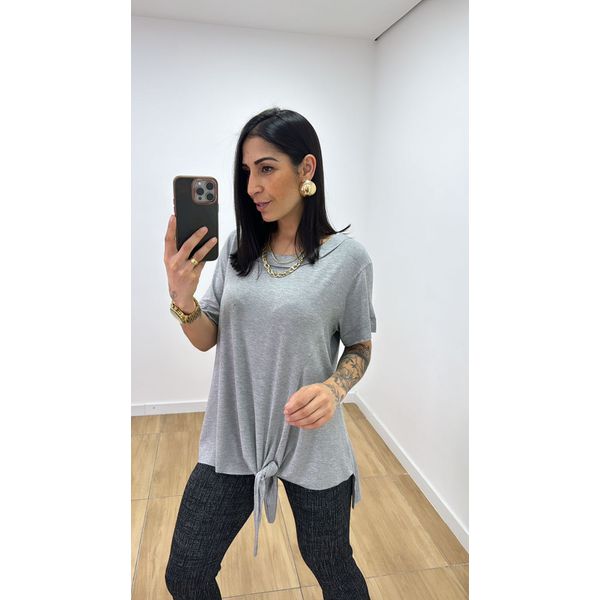 Blusa Nózinho Cinza 