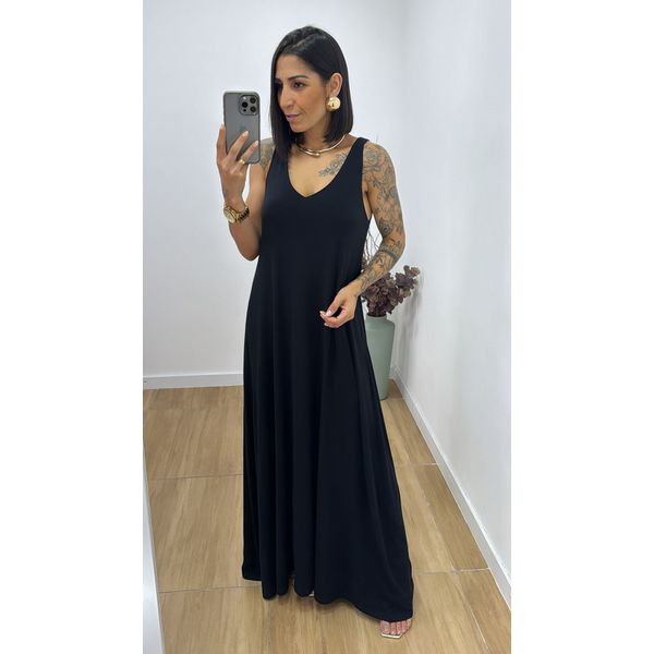 Vestido Marjorie Preto