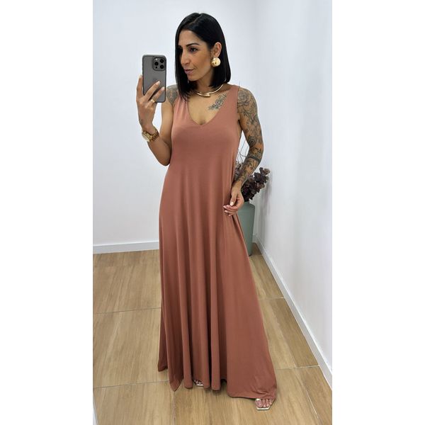 Vestido Marjorie Capuccino