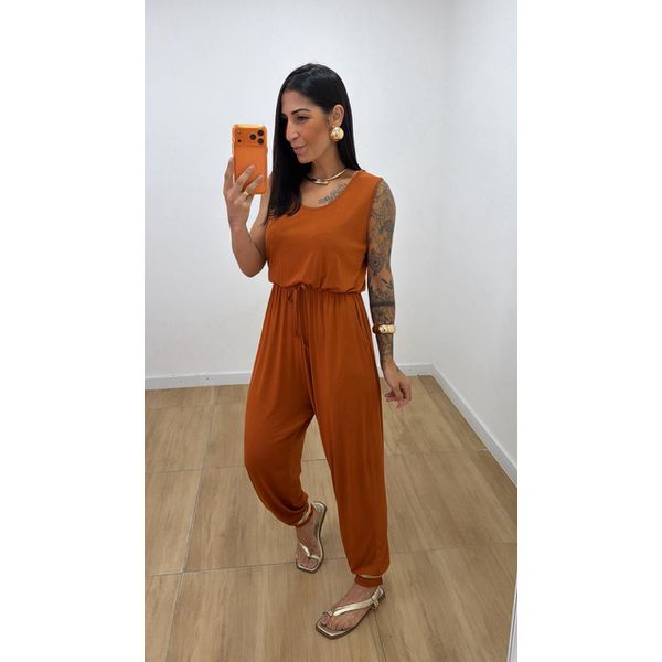 Macacão Amsterdã Caramelo