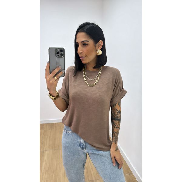 Blusa Laís Bassi Caqui