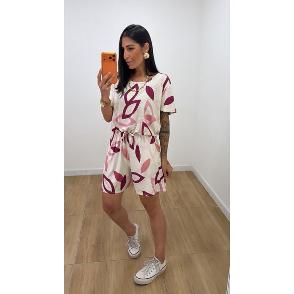 Macaquinho Turquia Rose