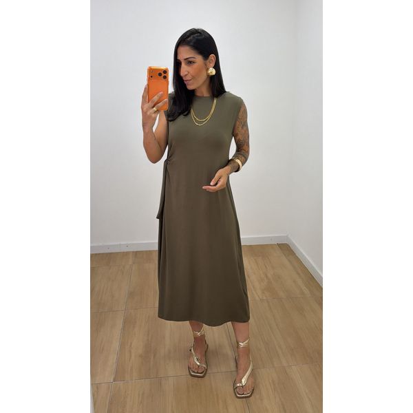 Vestido Manu Verde Oliva
