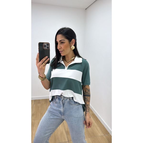 Tshirt Pólo Verde