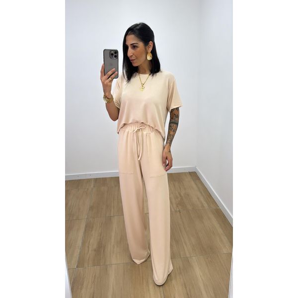 Conjunto Geovana Nude Claro