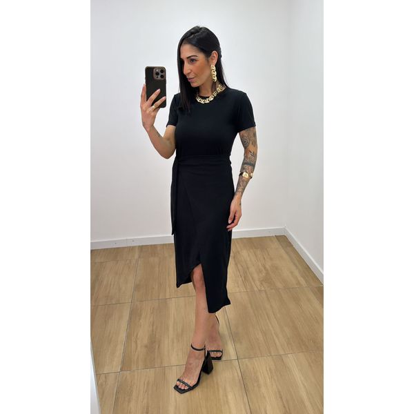 Vestido Envelope Preto