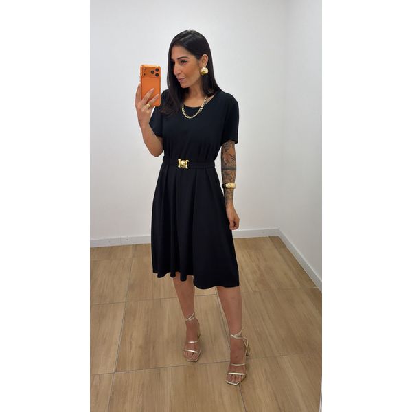 Vestido Rebeca Preto