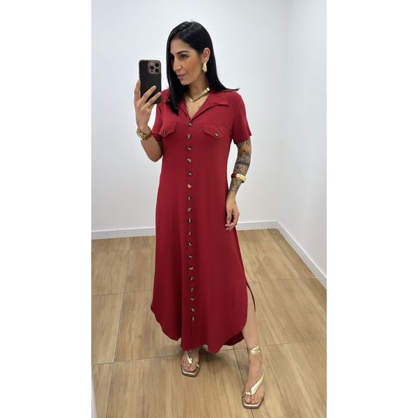 Vestido Jordana Terracota